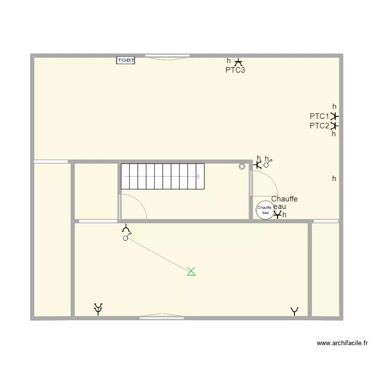 &eacute;tage 1. Plan de 