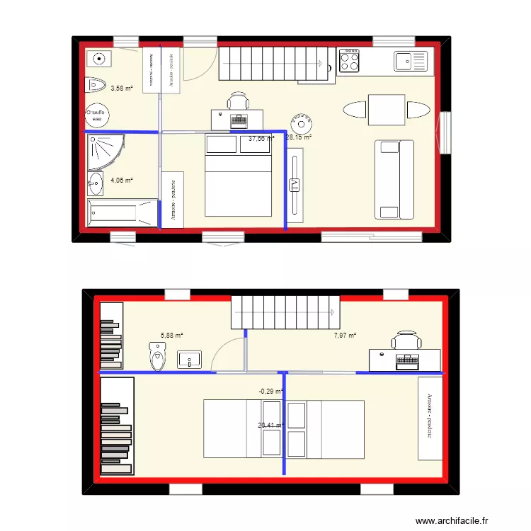 rez de chaussee. Plan de rez de chaussee. Plan de