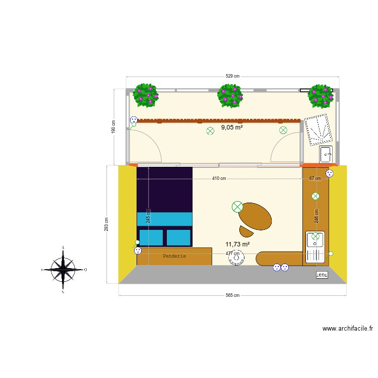 CabanADe 2. Plan de 0 pièce et 0 m2