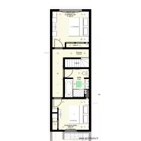 Maison toit plat vraies mesures V7