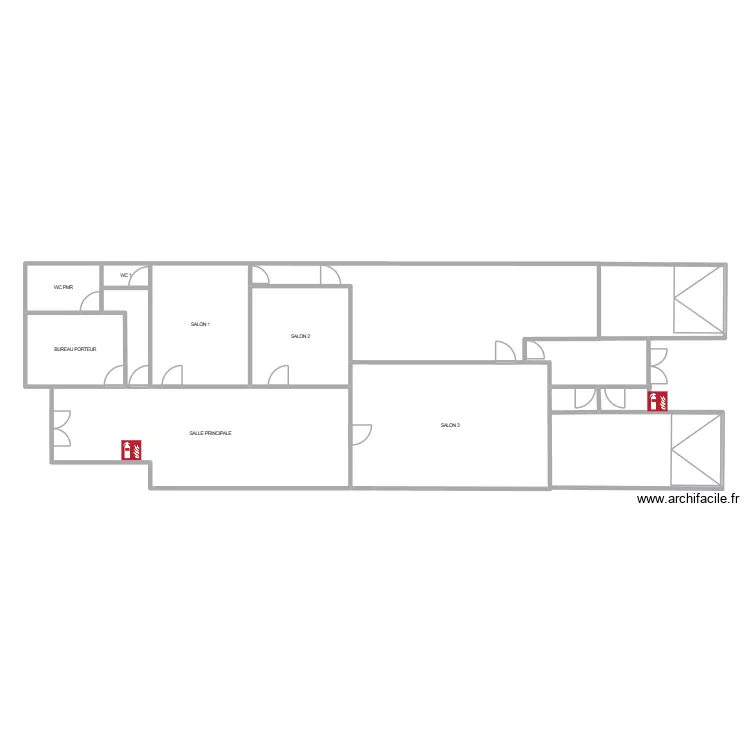 PLAN MAISON FUNERAIRE DUPE LA ROCHEFOUCAULD. Plan de 8  et 140 m²
