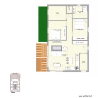 plan maison 85m2