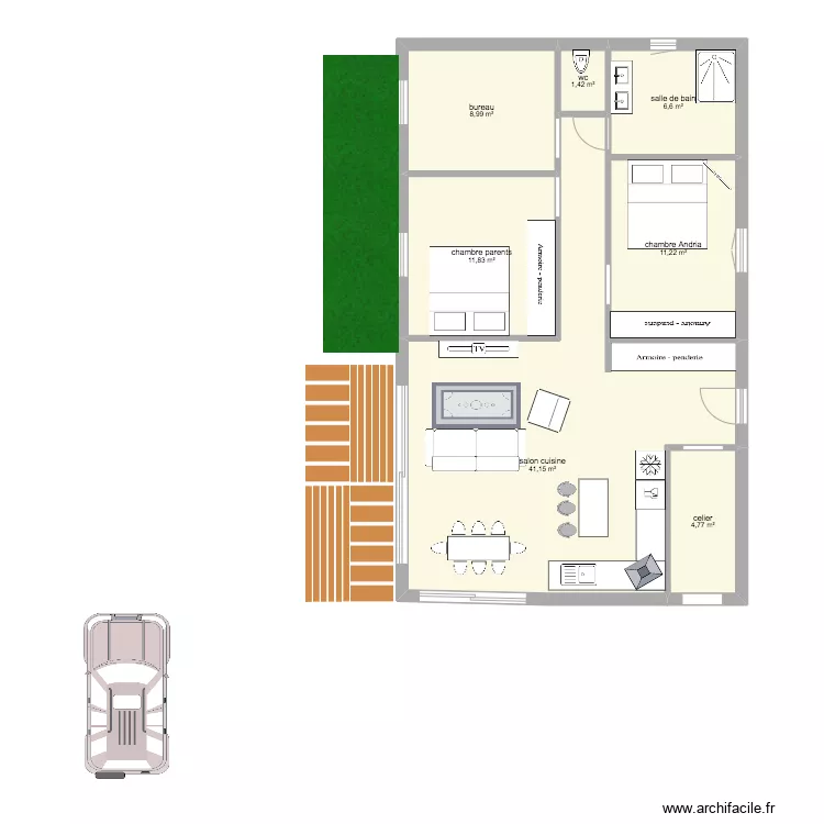 plan maison 85m2. Plan de plan maison 85m2. Plan de