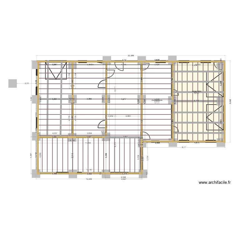 DAVID NADIA 1.4. Plan de 4 pièces et 241 m²