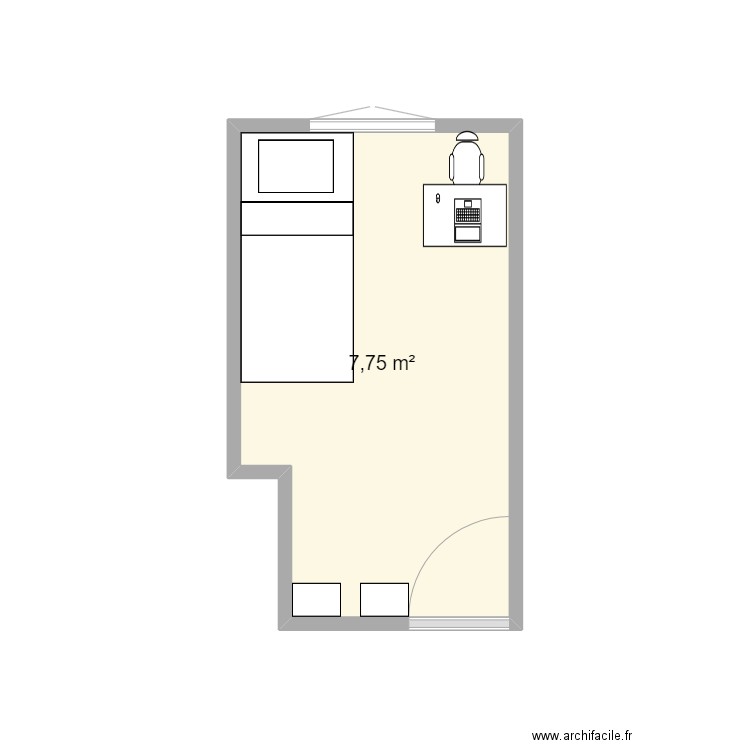 chambre nounouche. Plan de 0 pièce et 0 m2