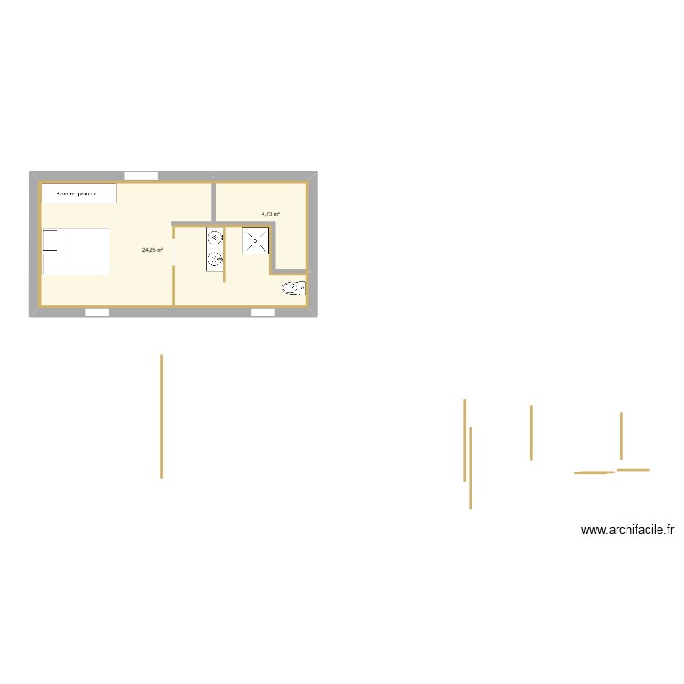 MARSOLAN - R+1 - APPART. Plan de 0 pièce et 0 m2