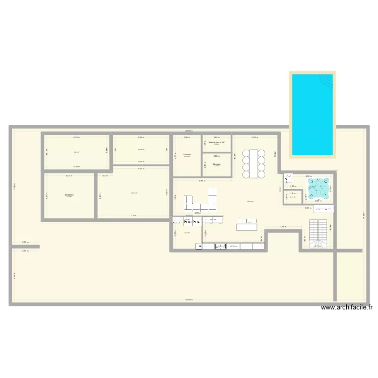 plan maison bouaye 3. Plan de 12  et 855 m²