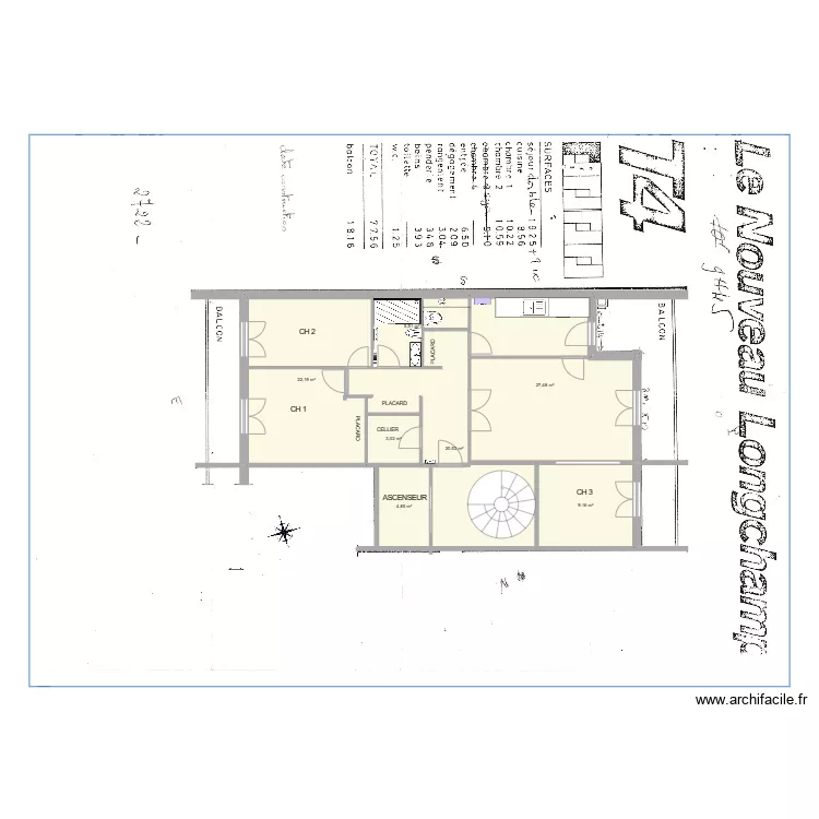 nv plan bouscat. Plan de 