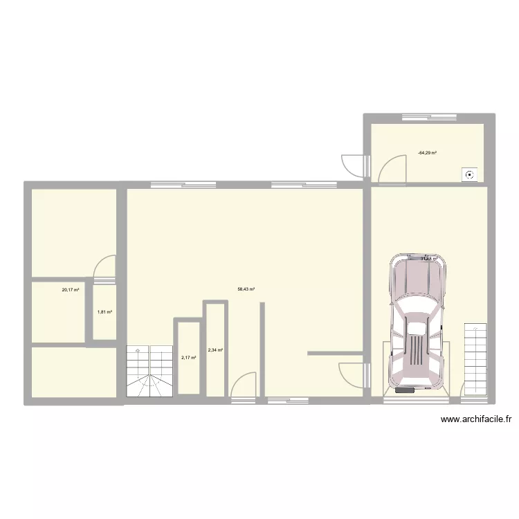 rubrozi 2. Plan de 19 pièces et 283 m²