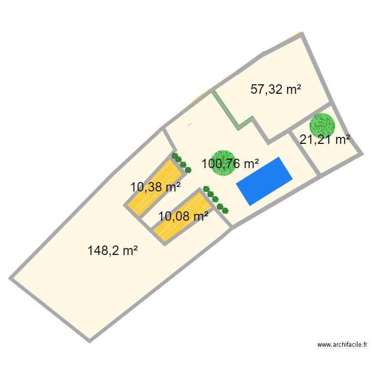 TEST. Plan de 8 pièces et 419 m2