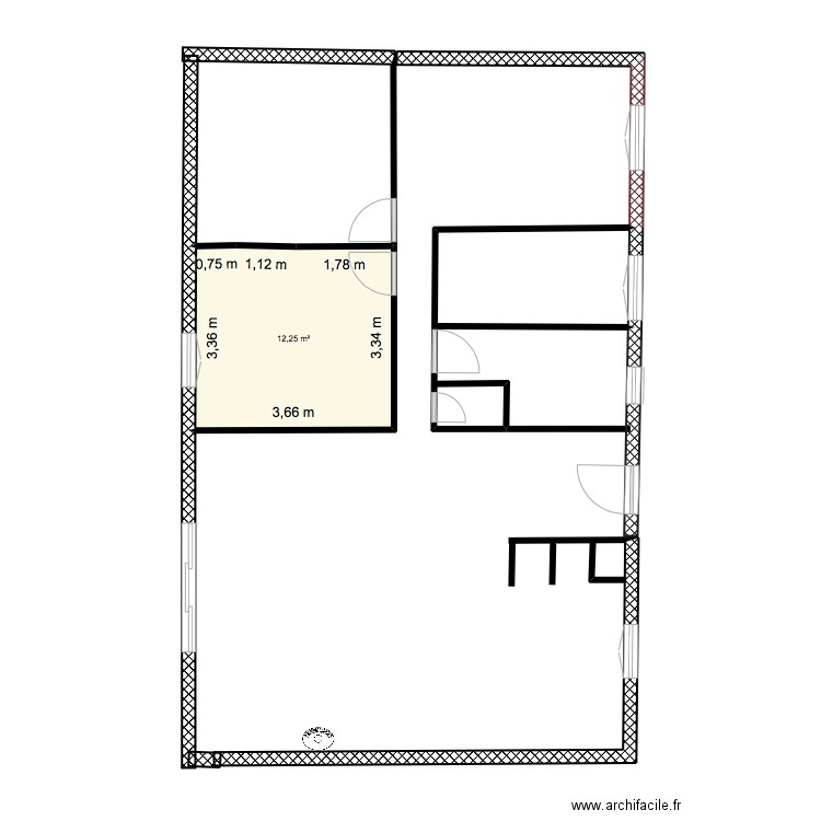 modifier. Plan de 0 pièce et 0 m2
