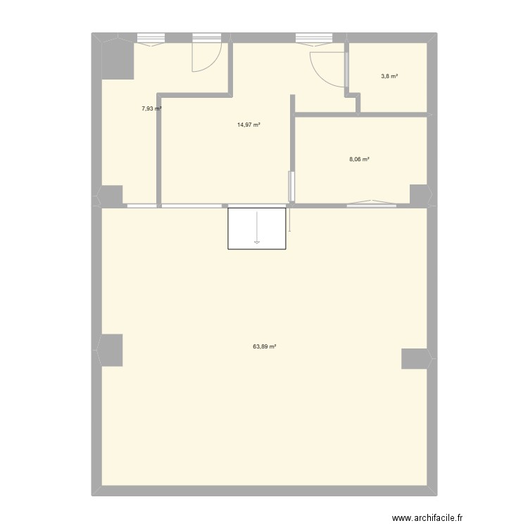 Local ONEE. Plan de 0 pièce et 0 m2