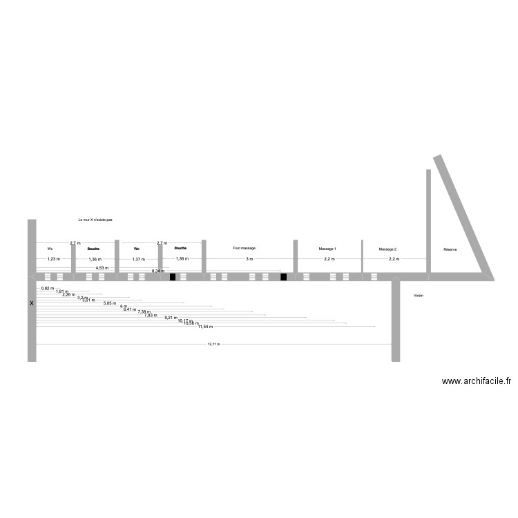 Petites fenêtre spa. Plan de 0 pièce et 0 m2