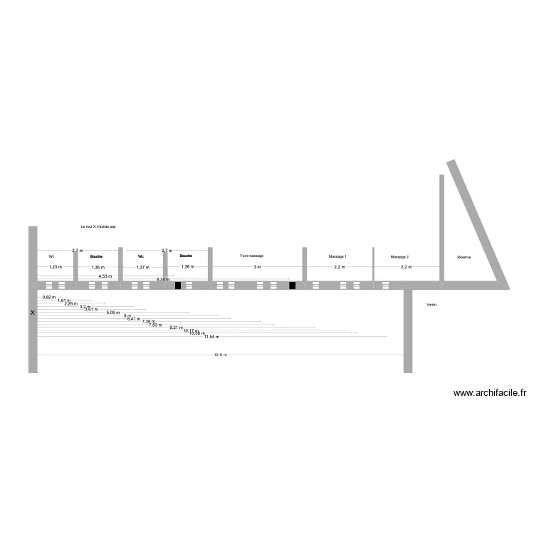 Petites fen&ecirc;tre spa. Plan de 