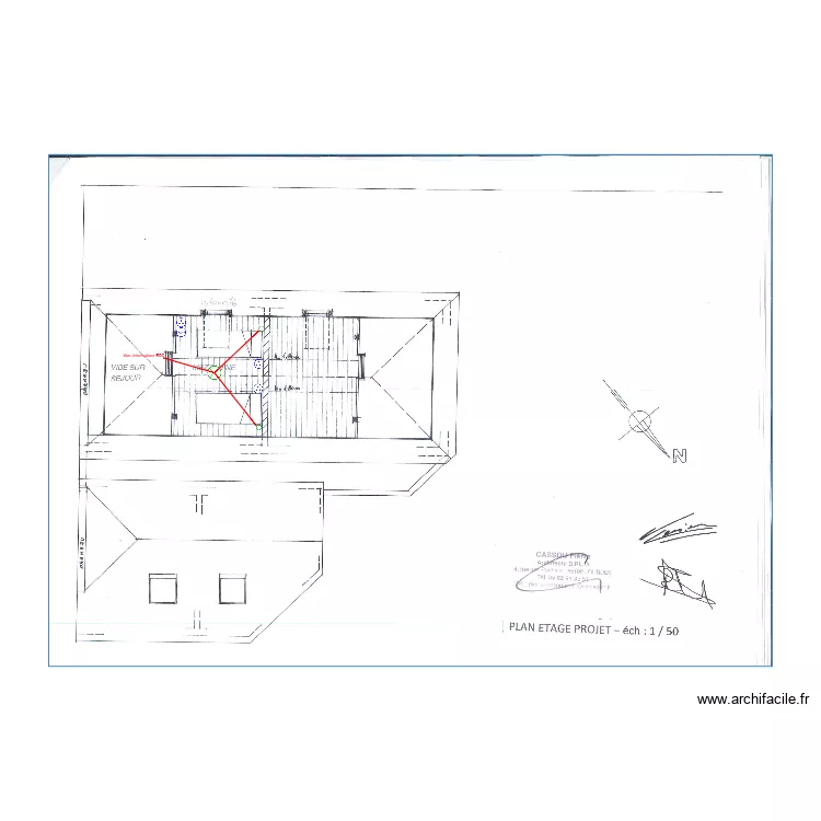 RAMBAUD ARBOR 1ER. Plan de 