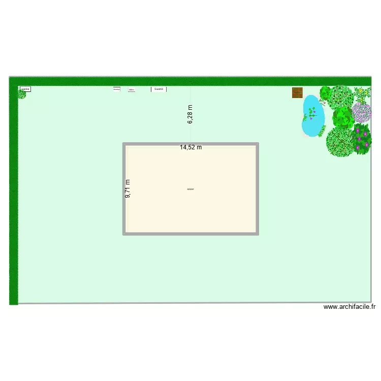 TV bordures. Plan de 