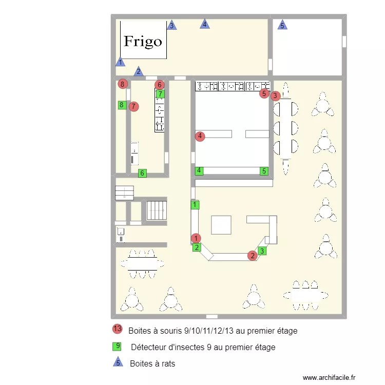 BALTHAZAR RESTO. Plan de 