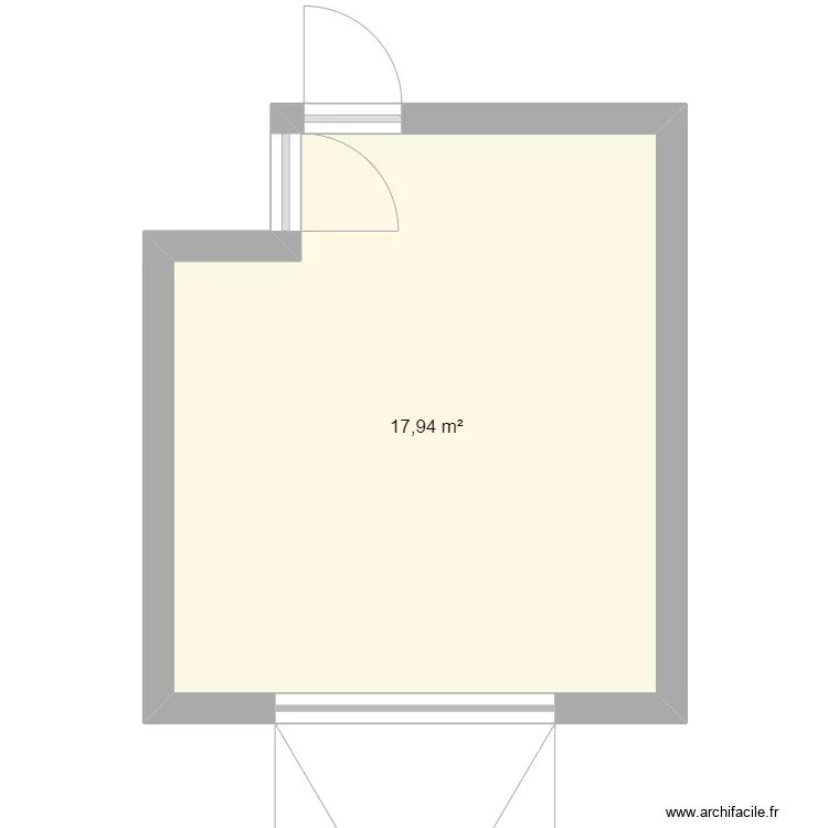 Garage HC. Plan de 