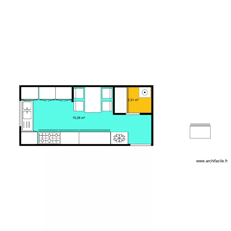 alex29. Plan de 2 et 18 m² alex29. Plan de 2 et 18 m²