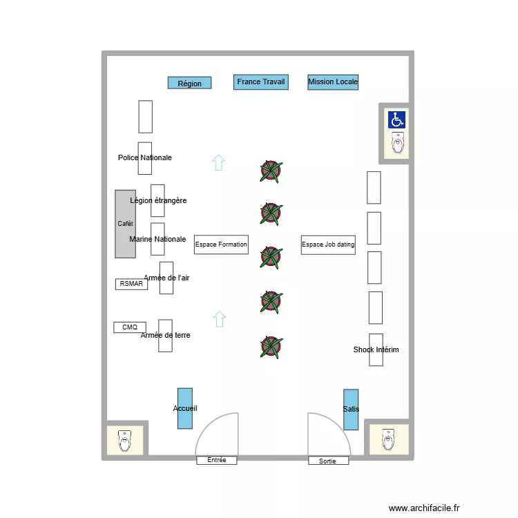 Forum formation 30-09-26. Plan de 3 Pièces et 1 m²