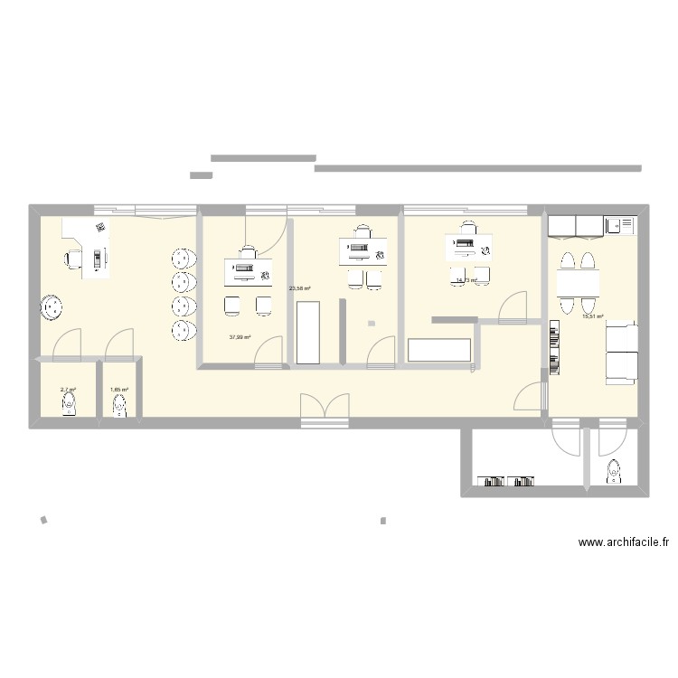Bureau Steph. Plan de 0 pièce et 0 m2