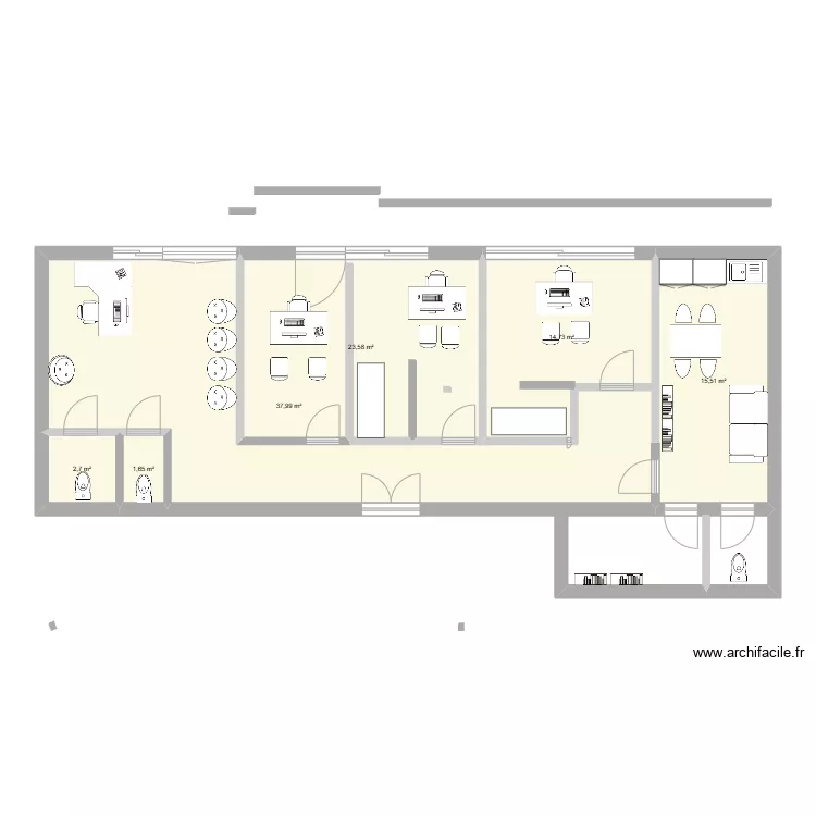 Bureau Steph. Plan de 