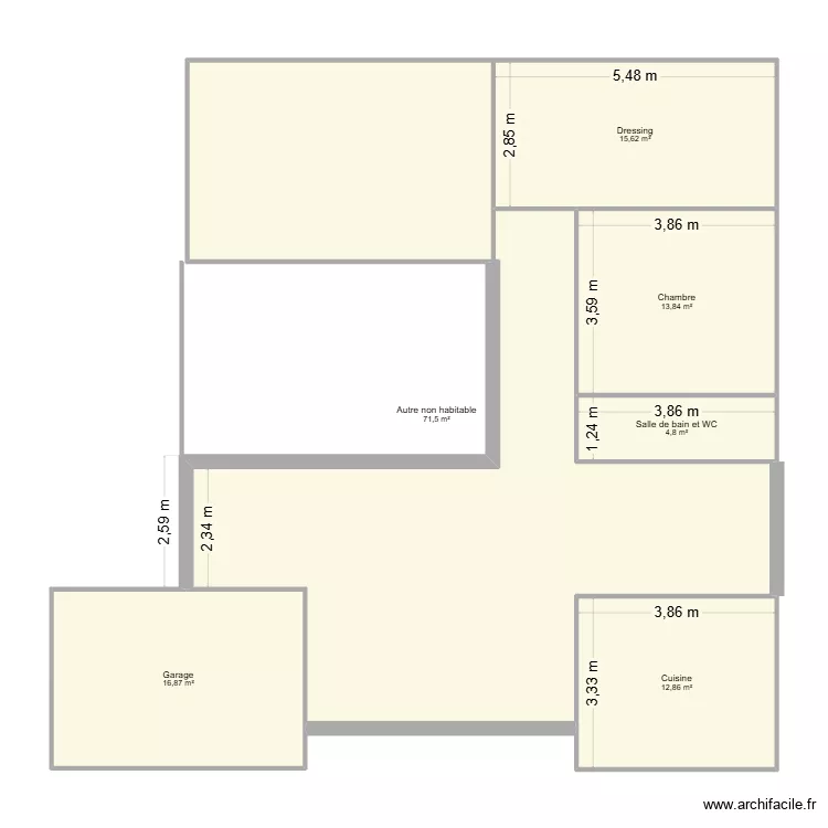 DIARRA1. Plan de 6  et 135 m²