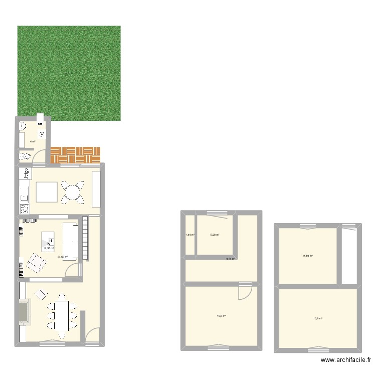 Nouvel_Appart. Plan de 9 pièces et 111 m2