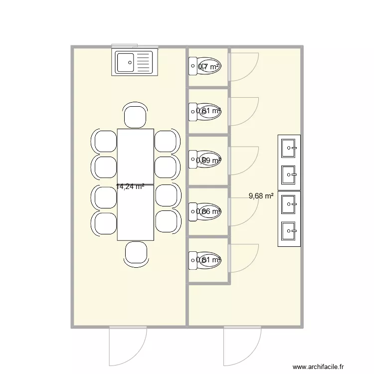 CARNEIRO CHANTIER TIGNIEU. Plan de 