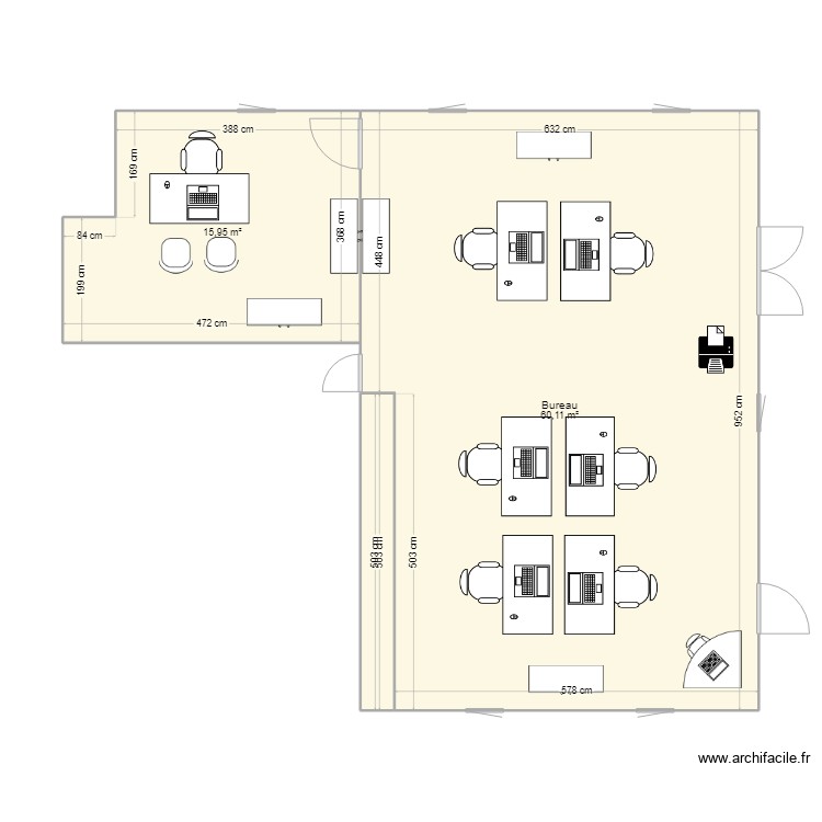 Open Space Technique. Plan de 0 pièce et 0 m2