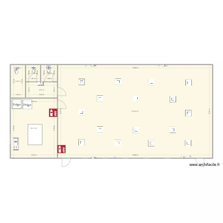 Salle Alembon. Plan de 