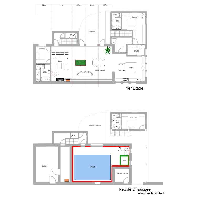 Pac&eacute;  Projet 5 Grange. Plan de 0 pièce et 0 m2
