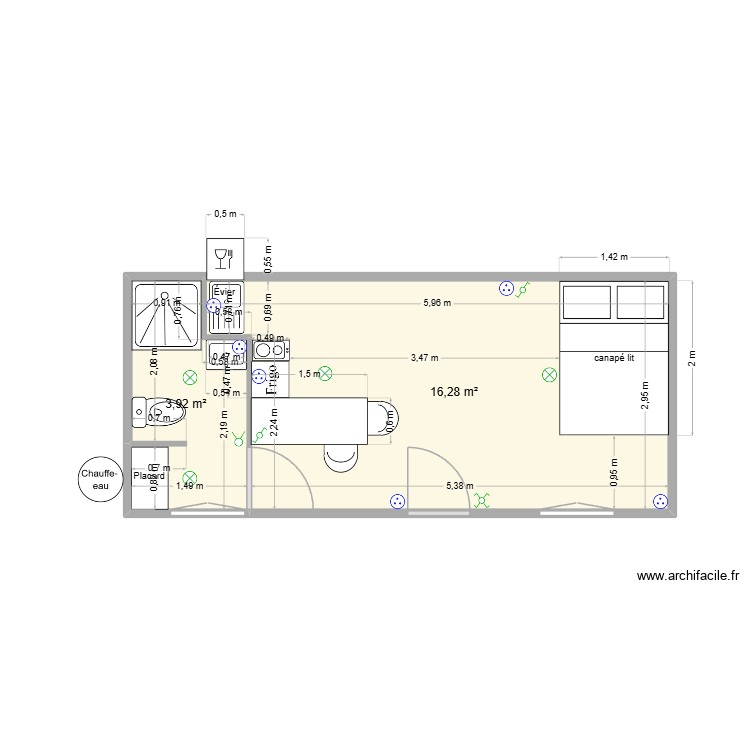 D&eacute;pendance 2. Plan de 0 pièce et 0 m2