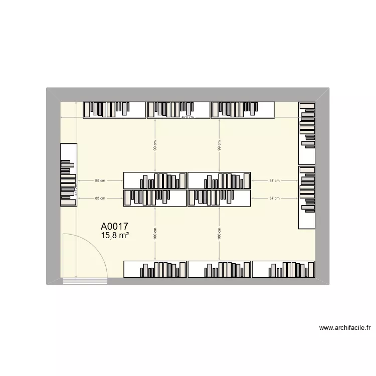 INSEE A0017. Plan de 