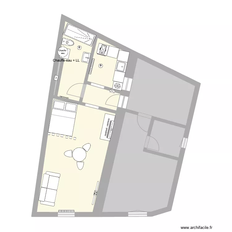 montel-1e-droite_avril-26. Plan de 8  et 63 m²