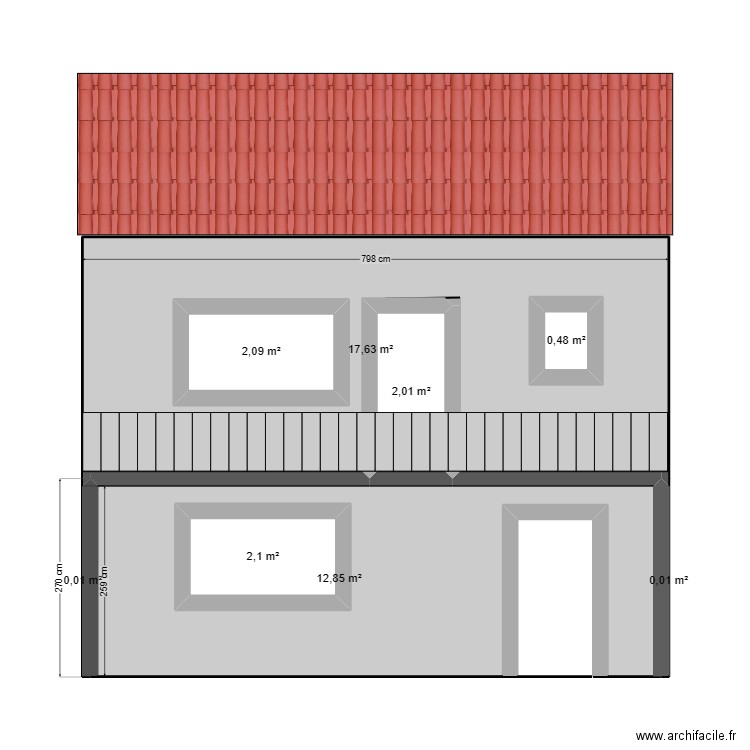 DANILOVIC FACADE ARRIERE PROJET 7. Plan de 0 pièce et 0 m2