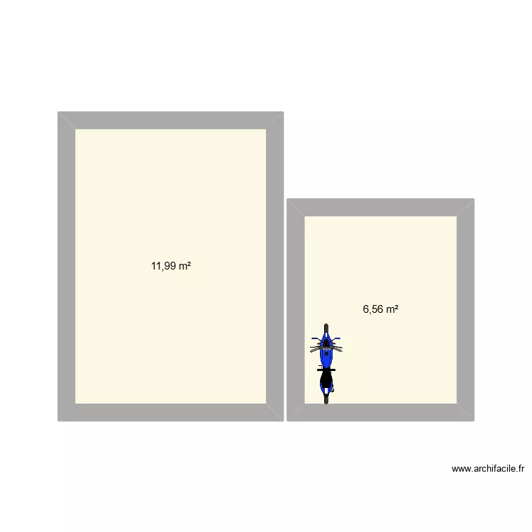 mi mansion. Plan de 2 et 19 m² mi mansion. Plan de 2 et 19 m²