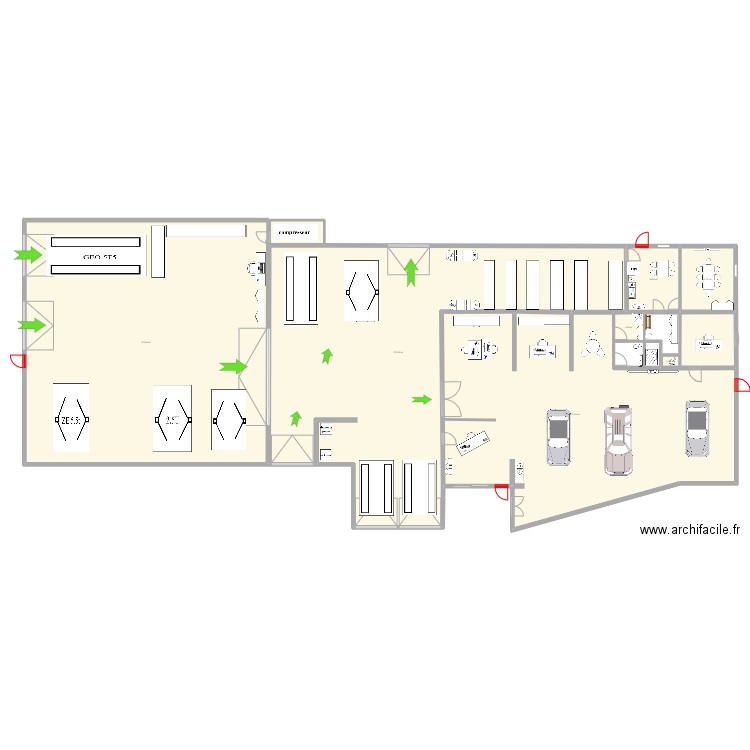 Projet Loroux. Plan de 0 pièce et 0 m2