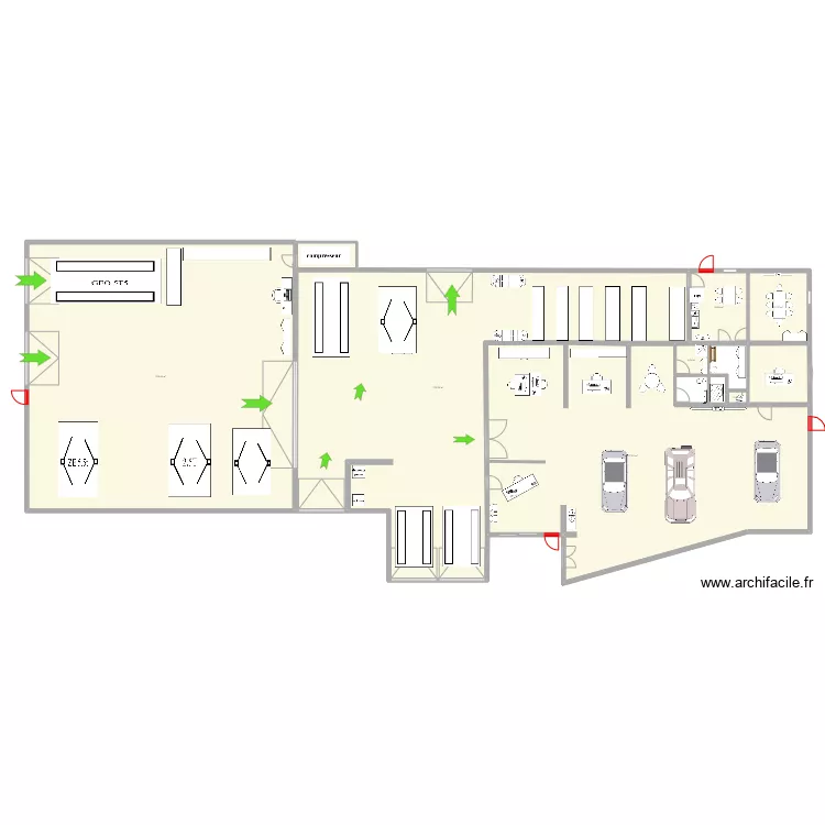 Projet Loroux. Plan de 