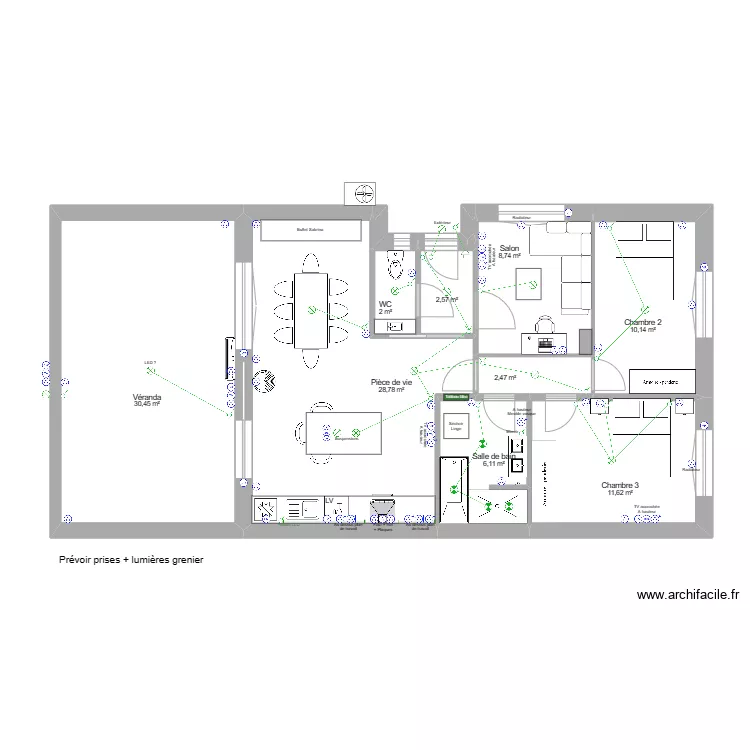 Projet 2 - Electricité - 60 r Saint Louis. Plan de Projet 2 - Electricité - 60 r Saint Louis. Plan de