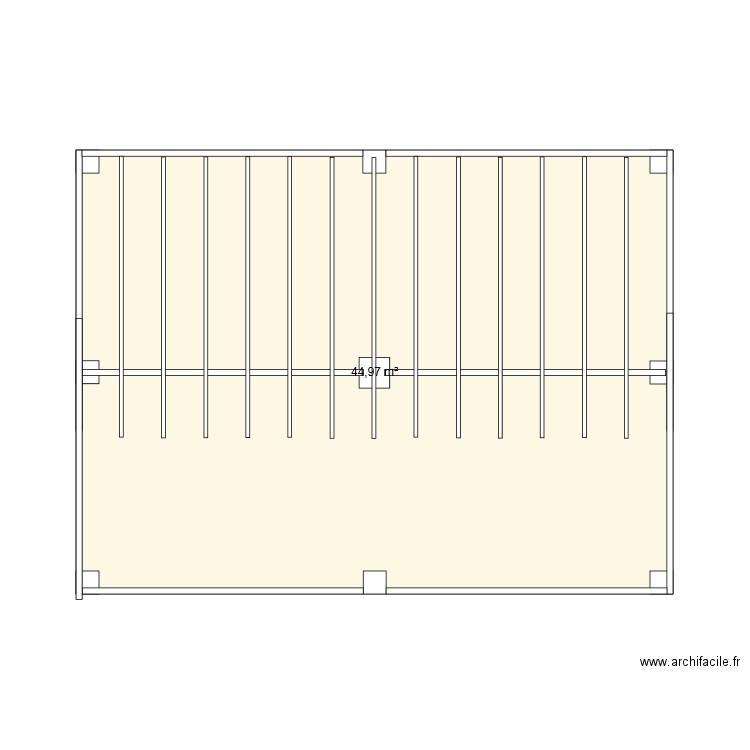 charpente extension. Plan de 0 pièce et 0 m2