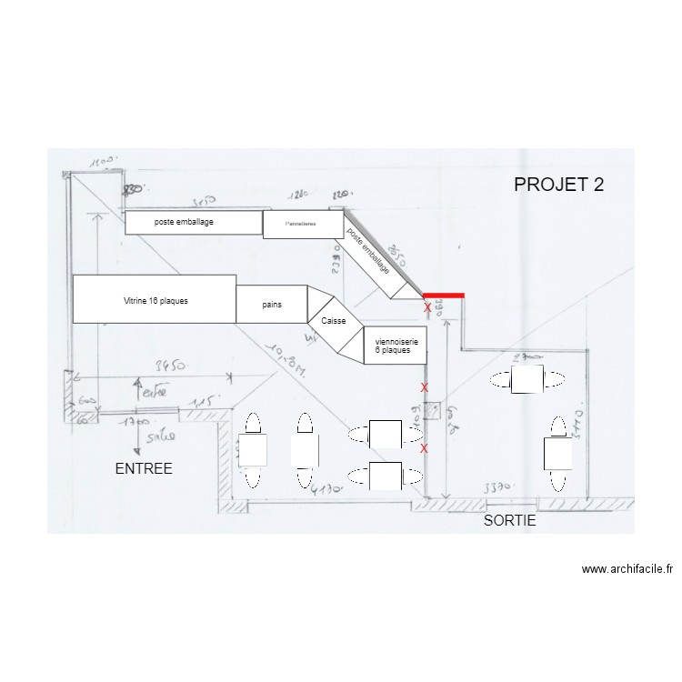 MOURIERS 2. Plan de 0 pièce et 0 m2