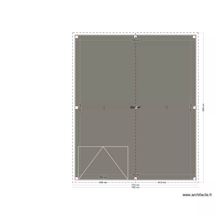 GARAGE CARPORT CAMPING-CAR. Plan de 