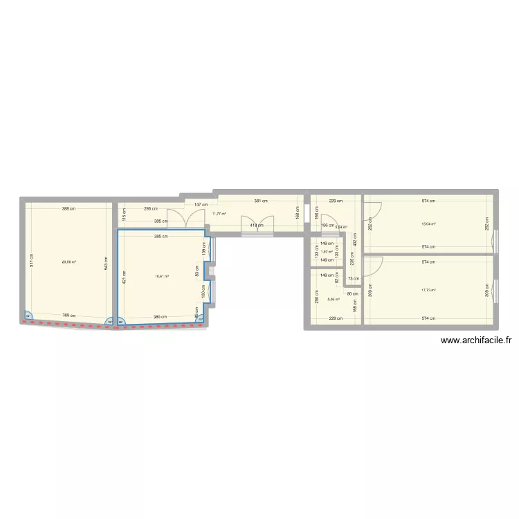 Romaric existant. Plan de Romaric existant. Plan de