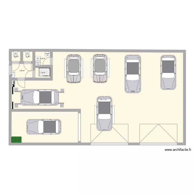 garage ylann. Plan de 