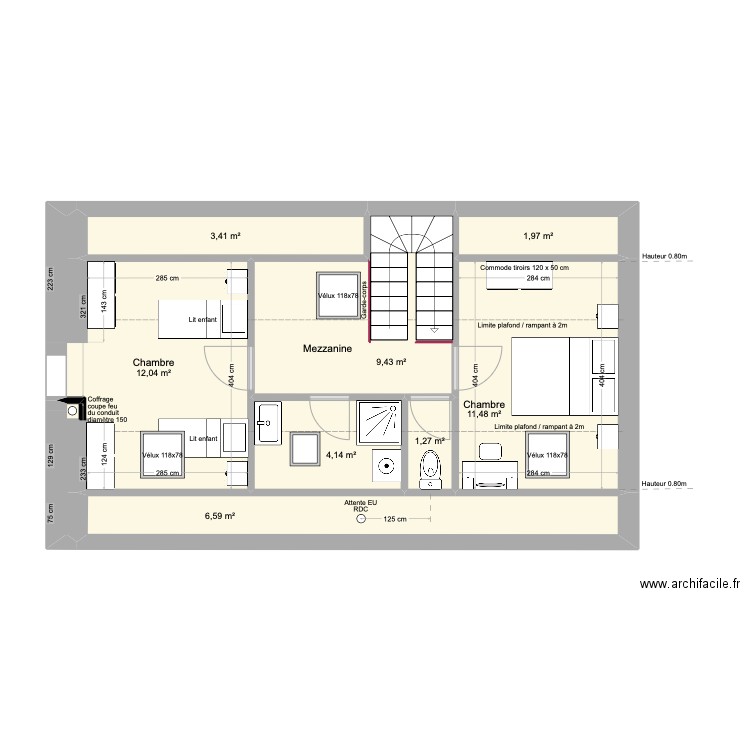 étage 4. Plan de 0 pièce et 0 m2