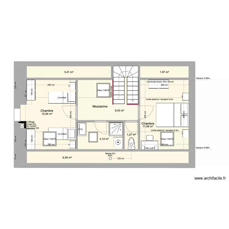 étage 4. Plan de étage 4. Plan de