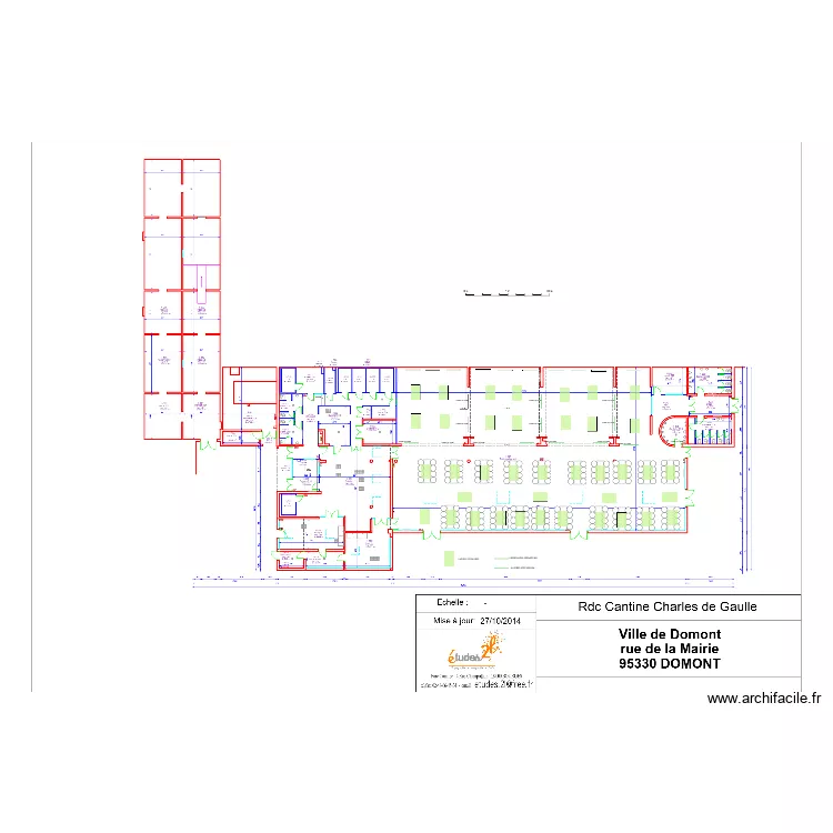 CANTINE DOMONT TOTAL. Plan de 