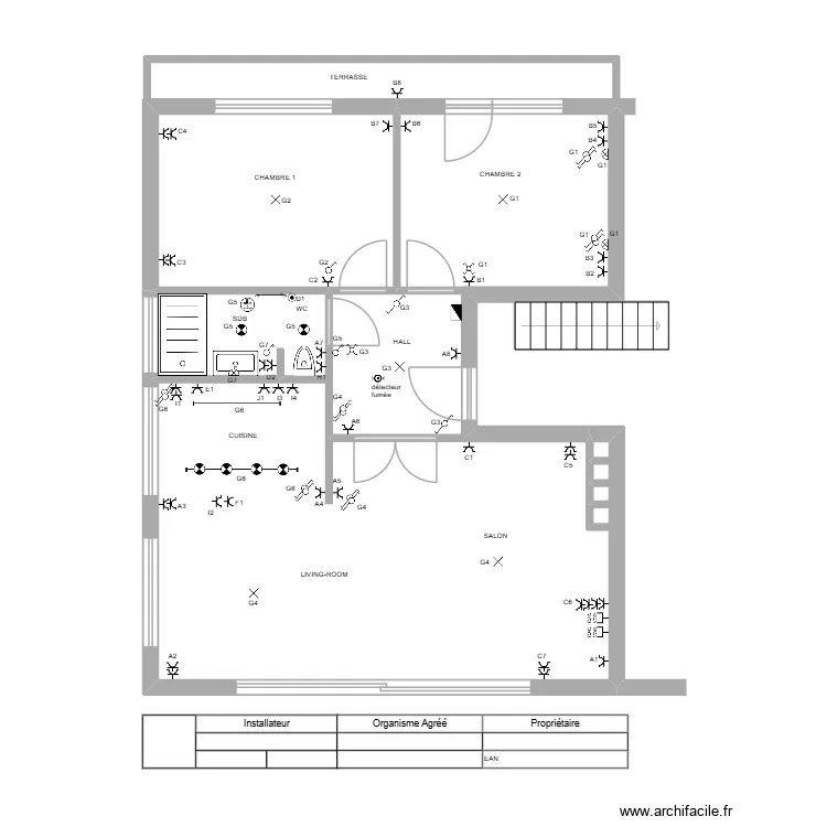 Appartement Gembloux final. Plan de 10  et 143 m²
