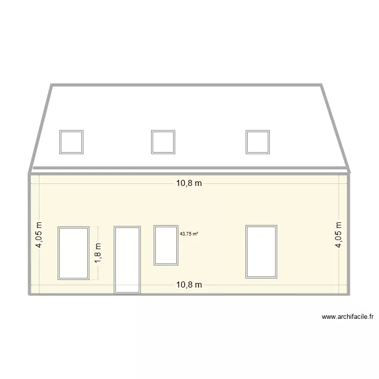 plan echelle. Plan de 1 et 44 m² plan echelle. Plan de 1 et 44 m²